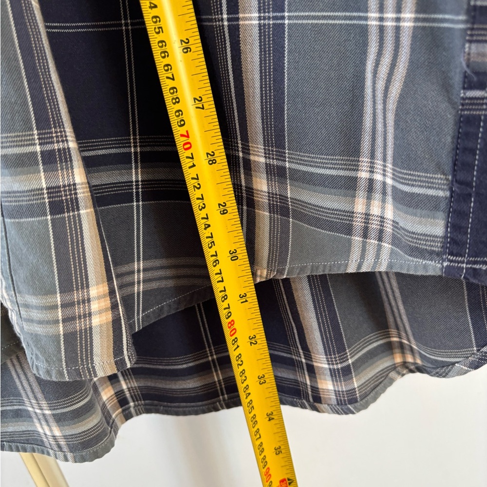 Vintage Chaps Ralph Lauren Plaid Button Down Shirt Men Large Old Money Academia - Picture 10 of 10
